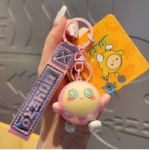 AB-8102 Eggy Party Colorful Keychain – Pink Egg Version