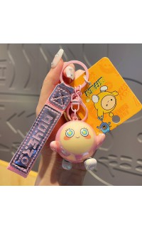 AB-8102 Eggy Party Colorful Keychain – Pink Egg Version