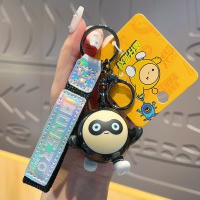 AB-8104 Eggy Party Colorful Keychain – Black Egg Version