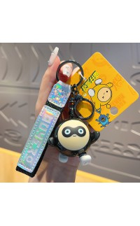 AB-8104 Eggy Party Colorful Keychain – Black Egg Version