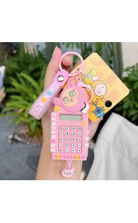 AB-8161 Eggy Party Calculator Keychain – Pink Egg Version