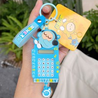 AB-8162 Eggy Party Calculator Keychain – Blue Egg Version
