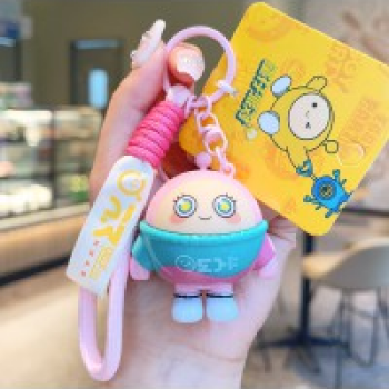 AB-8123 Eggy Party Keychain – Pink T-Shirt Egg Edition