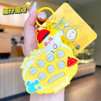 AB-8155 Eggy Party Whac-A-Mole Keychain – Yellow Egg Edition