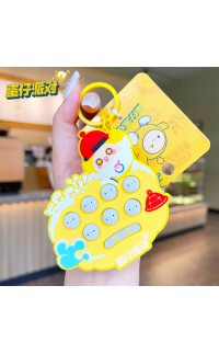 AB-8155 Eggy Party Whac-A-Mole Keychain – Yellow Egg Edition