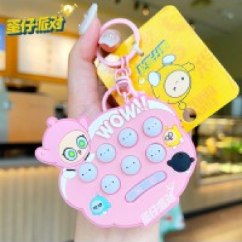 AB-8156 Eggy Party Whac-A-Mole Keychain – Little Pink Egg