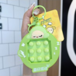 AB-8212 Eggy Party Stress Relief Series Keychain – Green Eggy