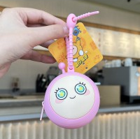 AB-8151 Eggy Party Coin Purse Keychain – Pink Eggy