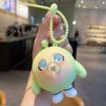 AB-8294 Eggy Party Bubble Blowing Series Keychain (Large) – Green Eggy