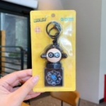 AB-8218 Eggy Party Stamp Series Keychain – Black Eggy