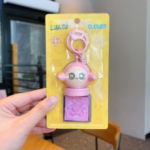 AB-8216 Eggy Party Stamp Series Keychain – Pink Eggy