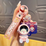 Starry Sky Pink Keychain UK
