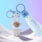 Sunset Lamp White Keychain UK