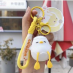 AB-9199 Eggshell Chick Light-Up Keychain