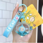 Eggy Party Oil Filled Blue Eggy Keychain UK
